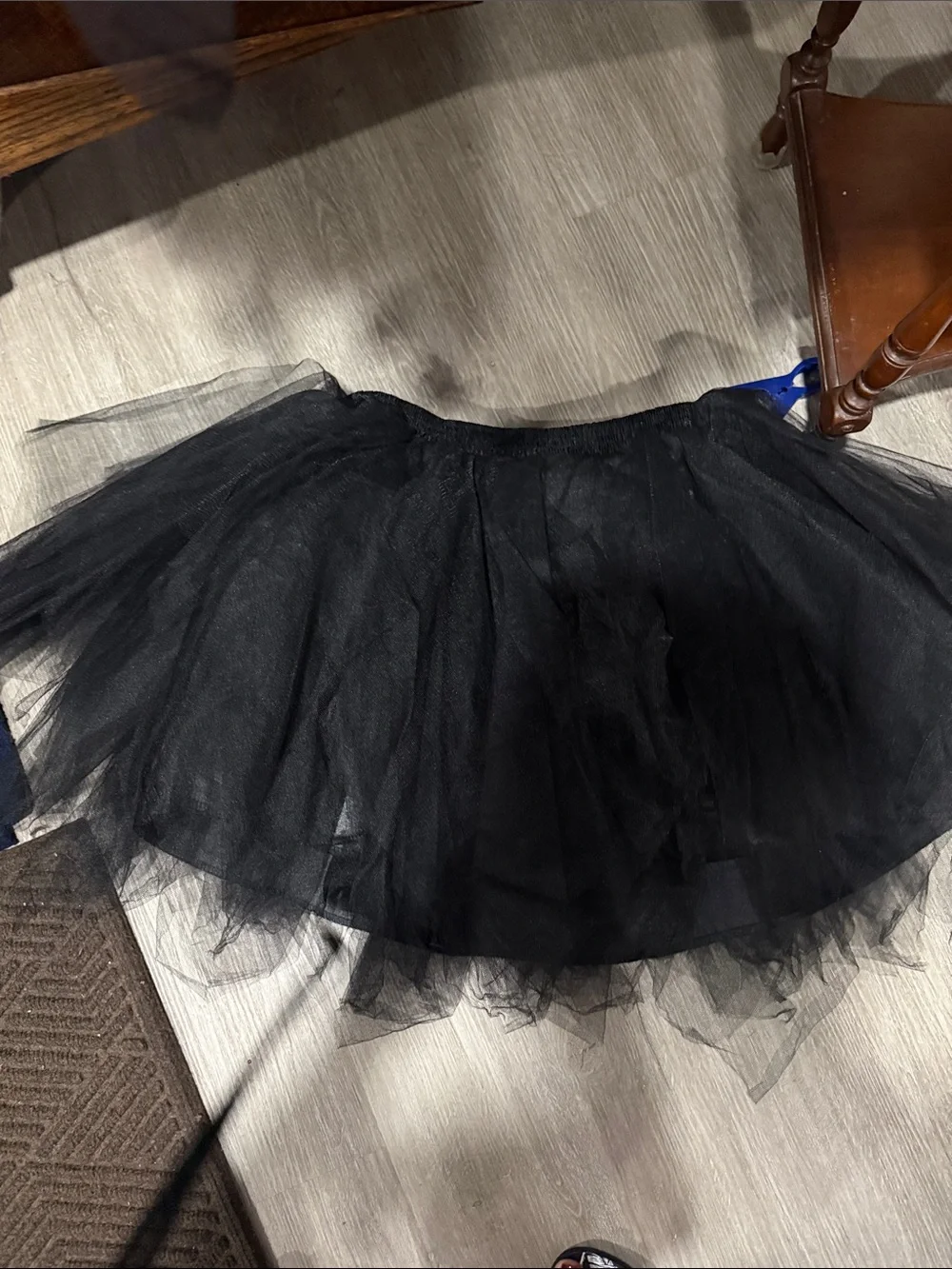 Elegant Black Halter Witch Dress w/ Wig